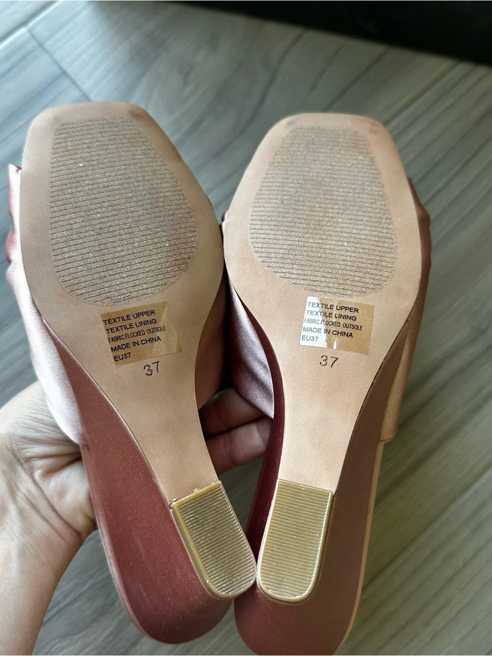 Silent D Katia Pink Satin Heels